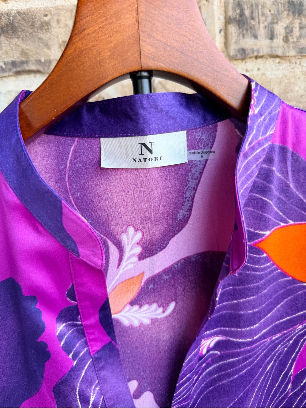Natori Majestic Orchid Caftan Size Medium NWT - Picture 5 of 12